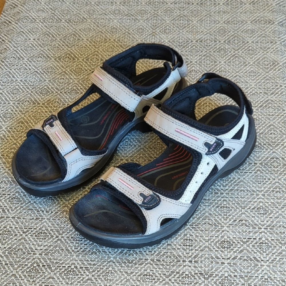 ECCO Offroad Women's Nubuck Outdoor Hiking sport Sandals US9 EU40 Gorpcore